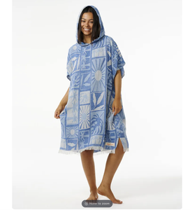 SANTORINI SUN HOODED TOWEL