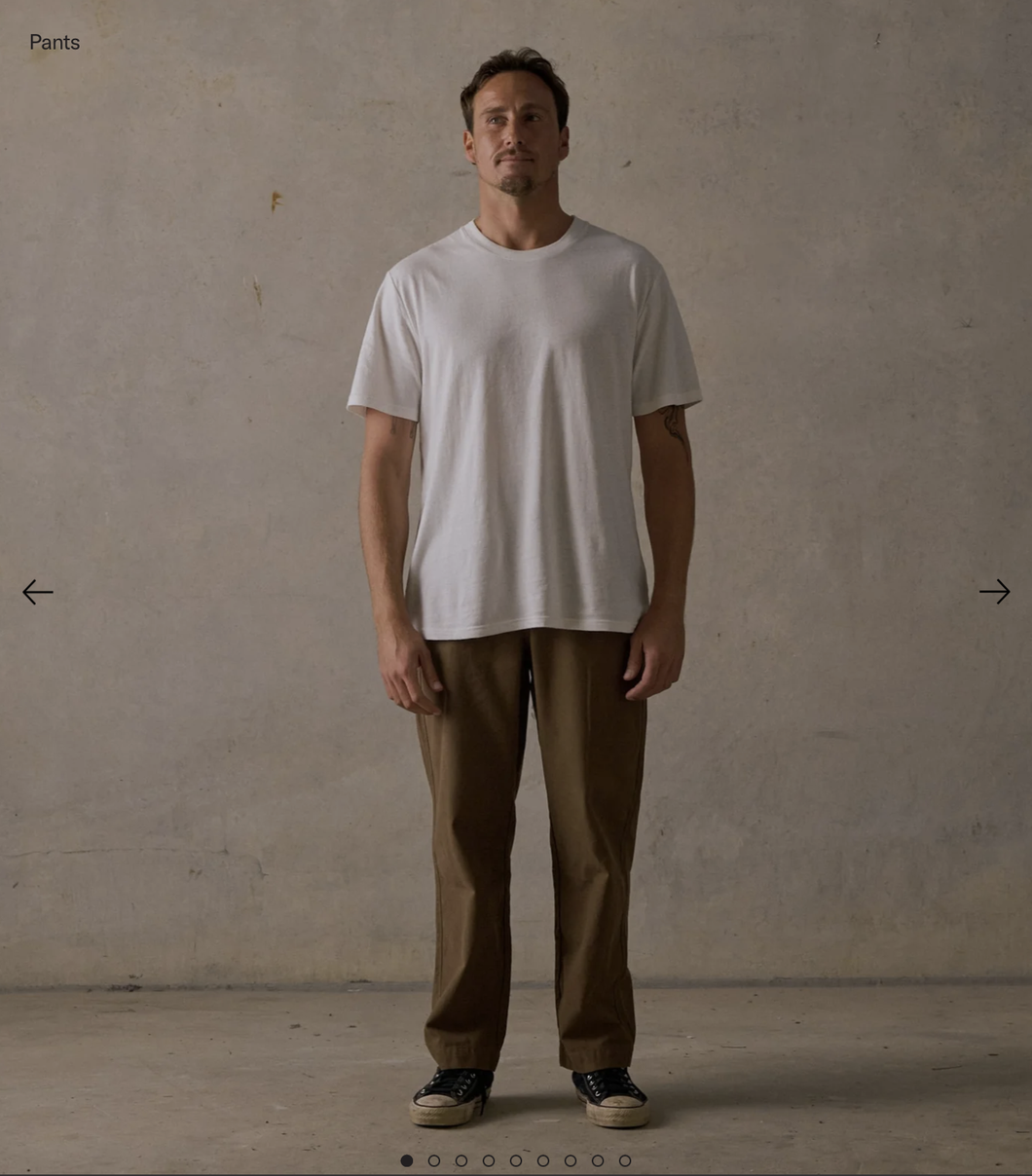 RELAXED TWILL PANTS