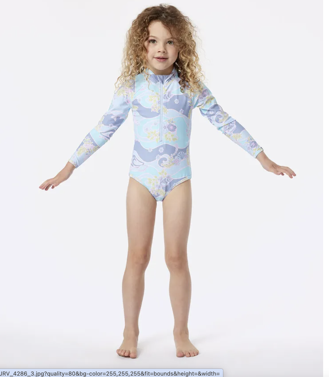 SUNKISSED LS SURFSUIT-GIRLS 1-8