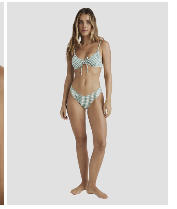 WAVE CHECK ELLA BRALETTE BIKINI SET