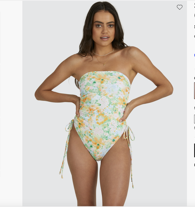 SOFT RAVE NAOMI BANDEAU ONE PIECE