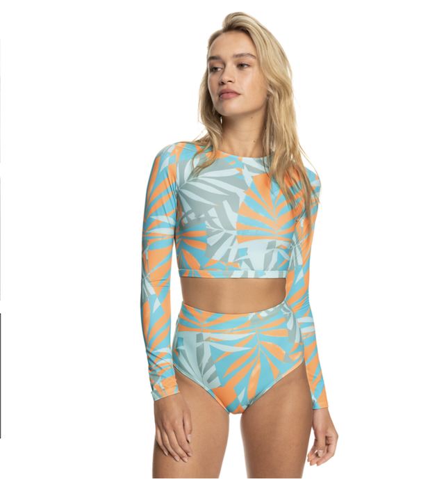 ROXY PRO NOSE RIDE CROP LONG SLEEVE