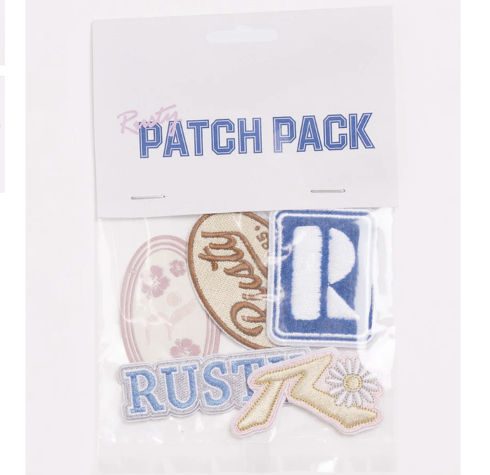 RUSTY LADIES IRON ON PATCH PACK