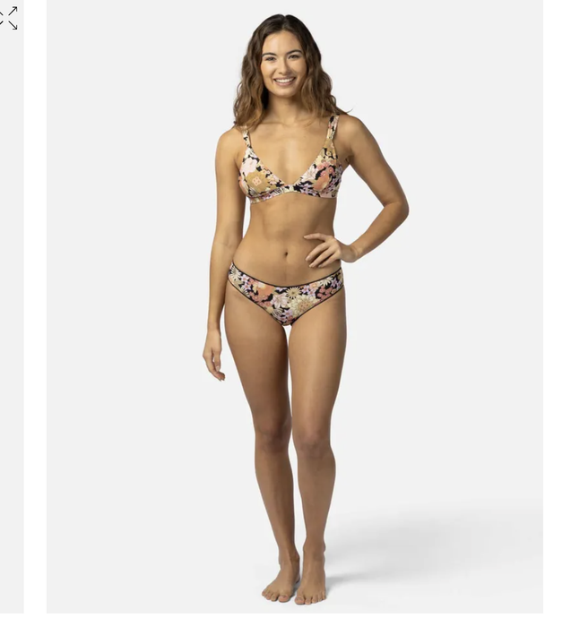 MYSTIC FLORAL TRI BIKINI SET